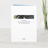 Carte de voeux pour Cheval sauvage Thars Rears (Dos)