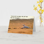 Carte de voeux pour chien, carte de perte pour ani (Fleur jaune)