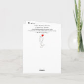 Carte de voeux pour chien de pop art multimédia co (Dos)