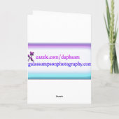 Carte de vœux pour chien Merci pour mes cadeaux (Dos)