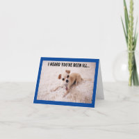 Carte de voeux pour chien mignon