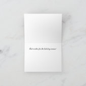 Carte de voeux pour chiens de Noël (Intérieur)