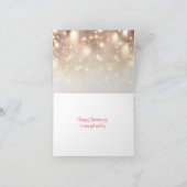 Carte de voeux pour chiot de Noël Dachshund (Intérieur)