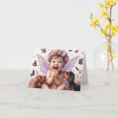 Carte de voeux pour Chiots Dachshund (Fleur jaune)