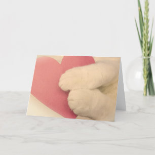 Carte de voeux pour des amants d'animal familier