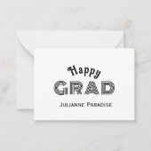 Carte De Voeux Pour Diplôme (Devant)