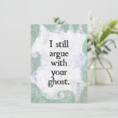 Carte de vœux pour discuter avec votre fantôme (Debout devant)