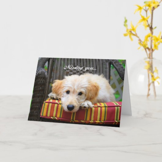 Carte de voeux pour Doodle doré (Fleur jaune)