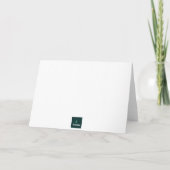 Carte de voeux pour écureuils d'hiver - Blanc à l' (Dos)