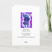 Carte de voeux pour éléphant dansant (Dos)