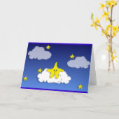 Carte de voeux pour enfant (Fleur jaune)