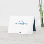 Carte de voeux pour enfants en traîneau (Dos)