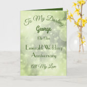 Carte de voeux pour époux pour l'anniversaire d'Em (Fleur jaune)