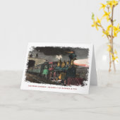Carte de voeux pour Express de nuit (Fleur jaune)