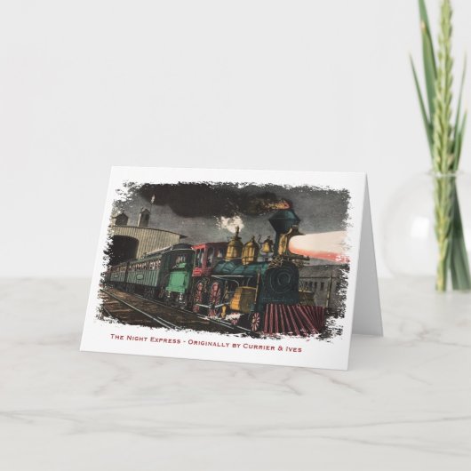 Carte de voeux pour Express de nuit (Devant)