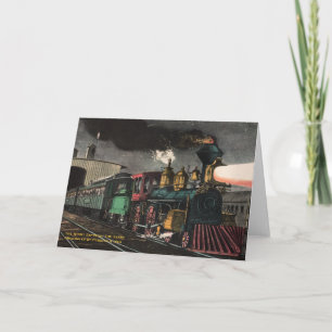 Carte de voeux pour Express de nuit