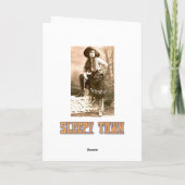 Carte de voeux pour femme de Western Frontier (Dos)