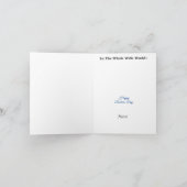 Carte de voeux pour femme médecin plus âgée Gray H (Intérieur)