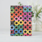 carte de voeux pour fil de coton à coudre (Debout devant)