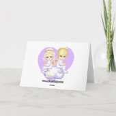 Carte de voeux pour filles indiennes (Dos)