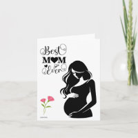 Carte de vœux pour future maman