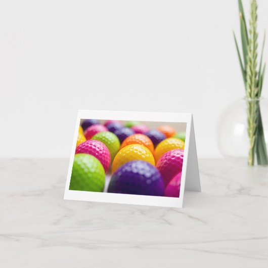 Carte de voeux pour golfeur (Devant)