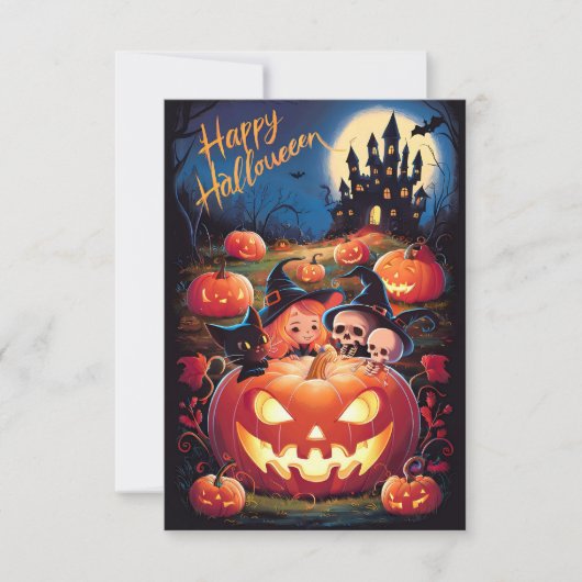 Carte de voeux pour Halloween #6 (Devant)