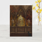 Carte de voeux pour Halloween mortelle (Fleur jaune)