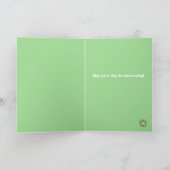 Carte de vœux pour hamster de la Saint-Patrick (Intérieur)