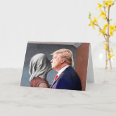 Carte de vœux pour homme à femmes (Fleur jaune)