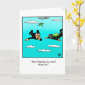 Carte de voeux pour Humour (Fleur jaune)