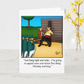 Carte de voeux pour Humour (Fleur jaune)