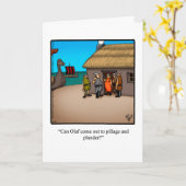 Carte de voeux pour Humour d'anniversaire amusant (Fleur jaune)