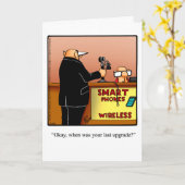 Carte de voeux pour Humour d'anniversaire amusant (Fleur jaune)