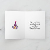 Carte de voeux pour Humour d'anniversaire amusant (Intérieur)