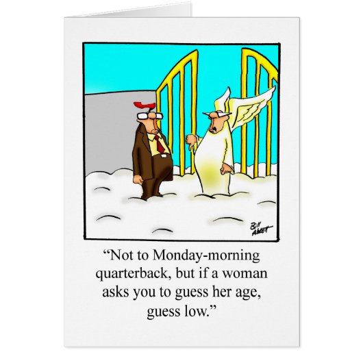 Carte de voeux pour Humour d'anniversaire amusant (Devant)