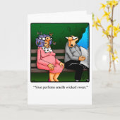 Carte de voeux pour Humour d'anniversaire amusant (Fleur jaune)