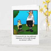 Carte de voeux pour Humour d'anniversaire amusant (Fleur jaune)