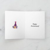 Carte de voeux pour Humour d'anniversaire mouvemen (Intérieur)