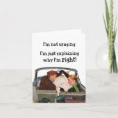 Carte de voeux pour Humour de femme mariée (Devant)