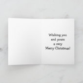 Carte de voeux pour Humour de Noël amusant (Intérieur)