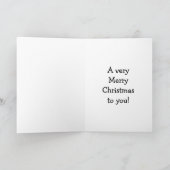 Carte de voeux pour Humour de Noël amusant (Intérieur)