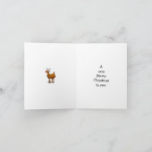 Carte de voeux pour Humour de Noël amusant (Intérieur)