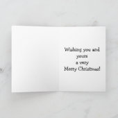 Carte de voeux pour Humour de Noël amusant (Intérieur)