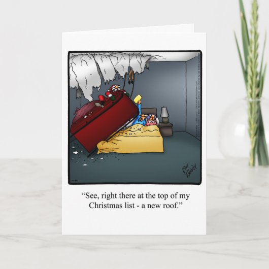 Carte de voeux pour Humour de Noël amusant (Devant)