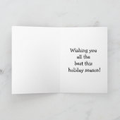 Carte de voeux pour Humour de Noël amusant (Intérieur)