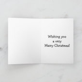 Carte de voeux pour Humour de Noël amusant (Intérieur)