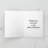 Carte de voeux pour Humour de Noël amusant (Intérieur)