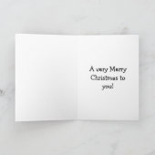 Carte de voeux pour Humour de Noël amusant (Intérieur)