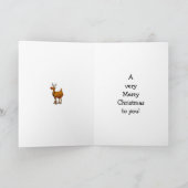 Carte de voeux pour Humour de Noël amusant (Intérieur)